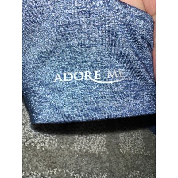 Adore Me Bra 34C Wirefree No Wire Wireless Comfort Strappy Pull Over Blue - Picture 6 of 6